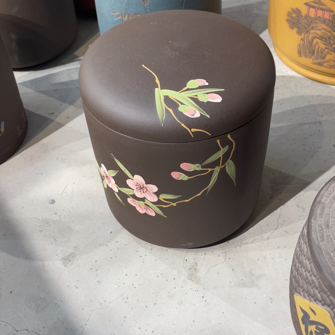 紫砂茶叶罐紫砂罐子
