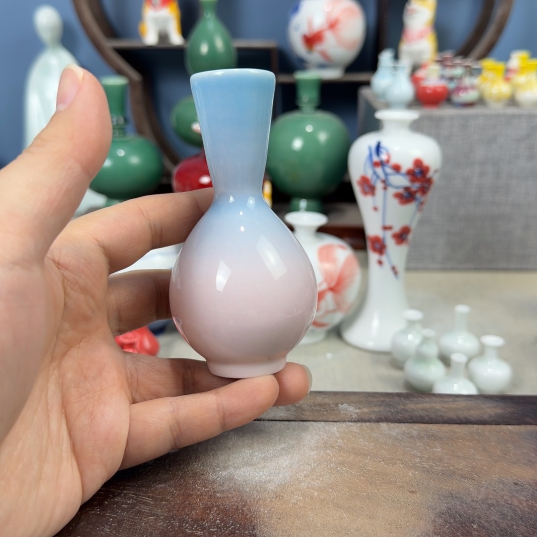 陶瓷手工小花器摆件