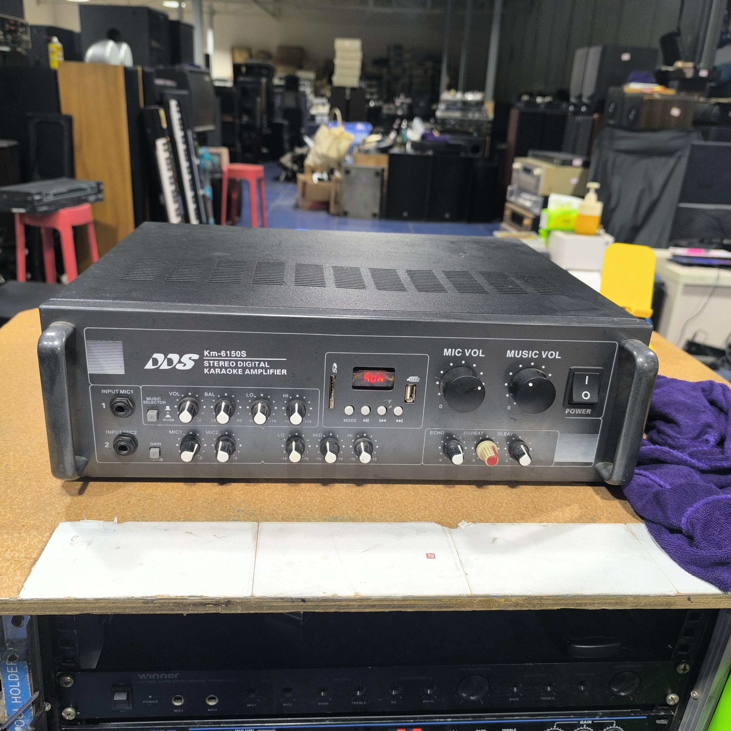 8新 Vifa 二手卡包功放DDS km-6150S ，正常出声，不带线材。