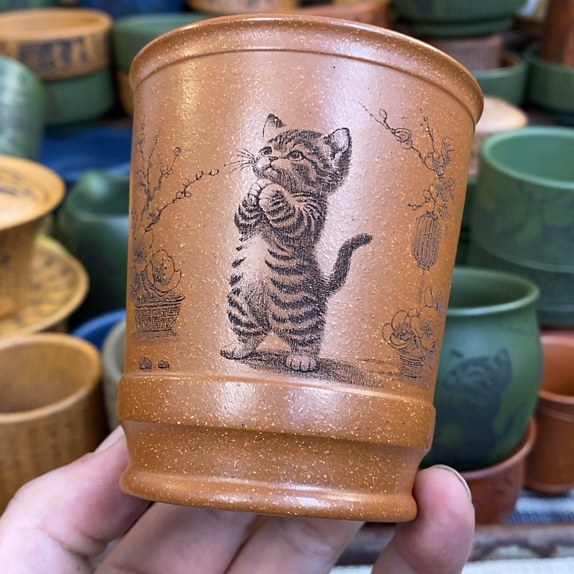 【闪购商品】紫砂杯子宜兴全手工紫砂杯