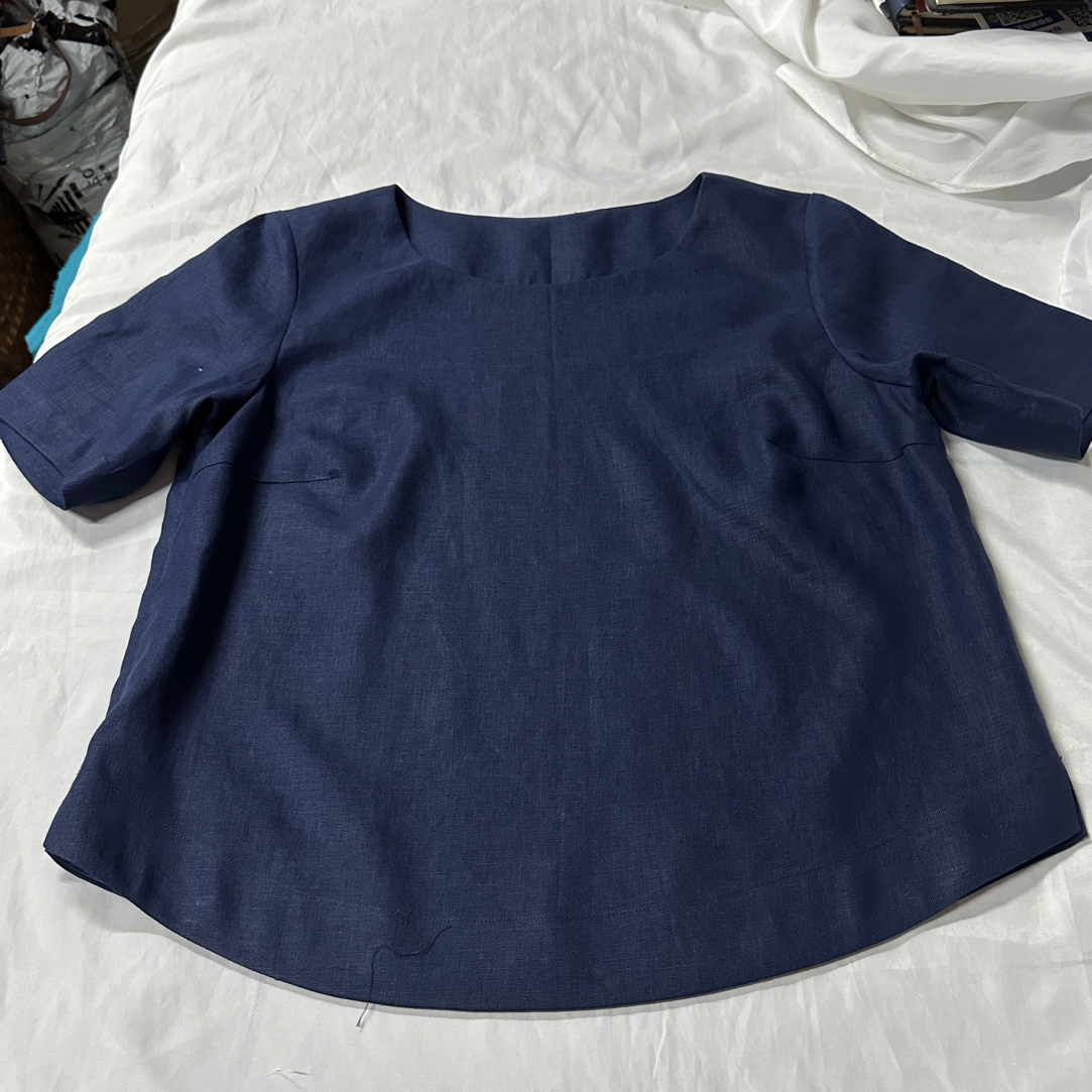 麻料上衣、手工制作、定制款