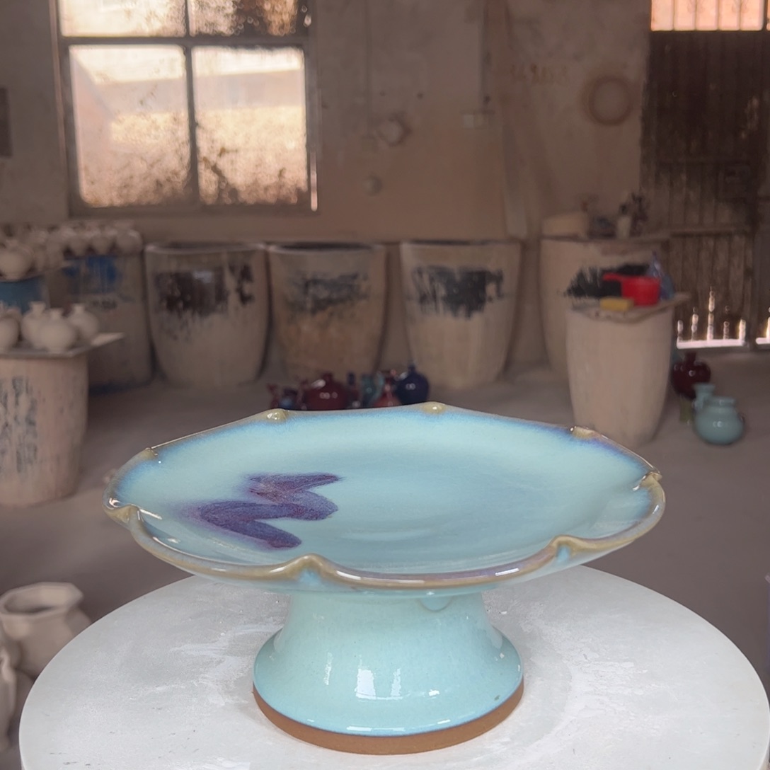 摆件郑家钧窑摆件微