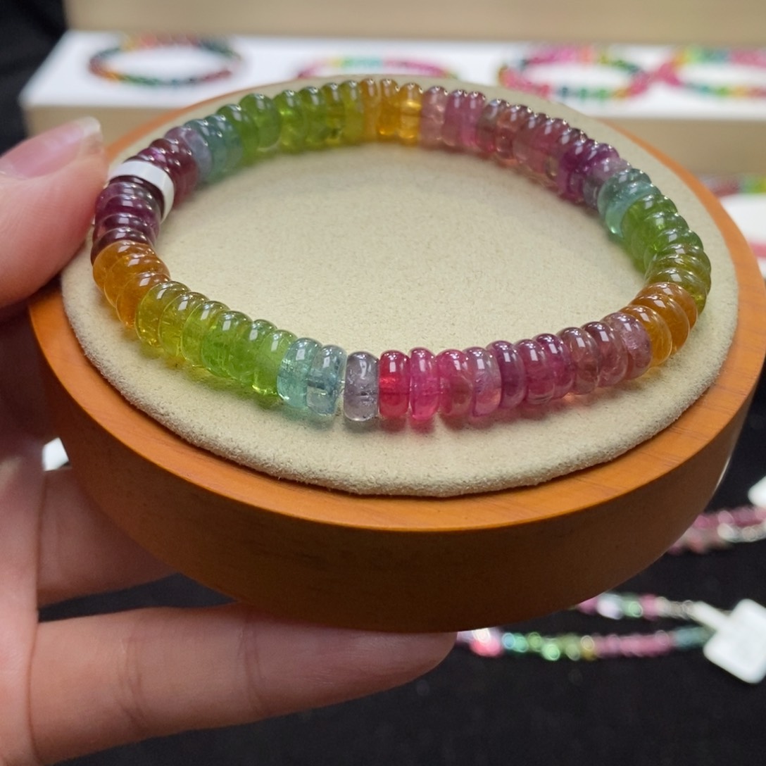 【闪购商品】碧玺手串未镶嵌两天看货期