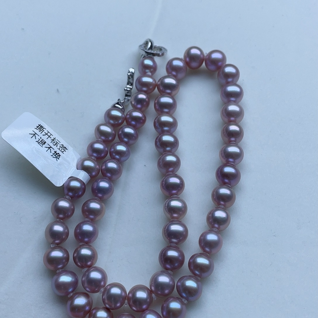 淡水珍珠颈饰银S925镶嵌