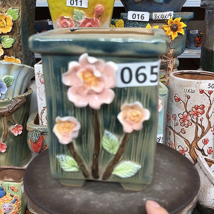 紫砂花盆粗陶材质多肉花盆