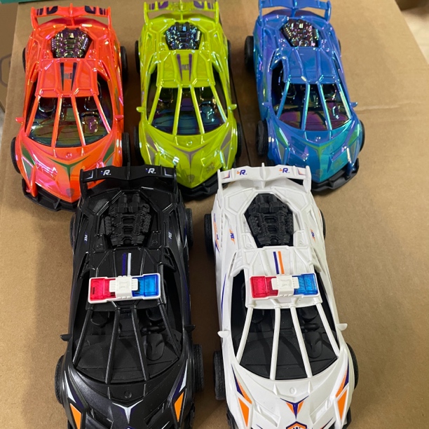 惯性玩具车炫酷跑车警车亲子互动益智玩具