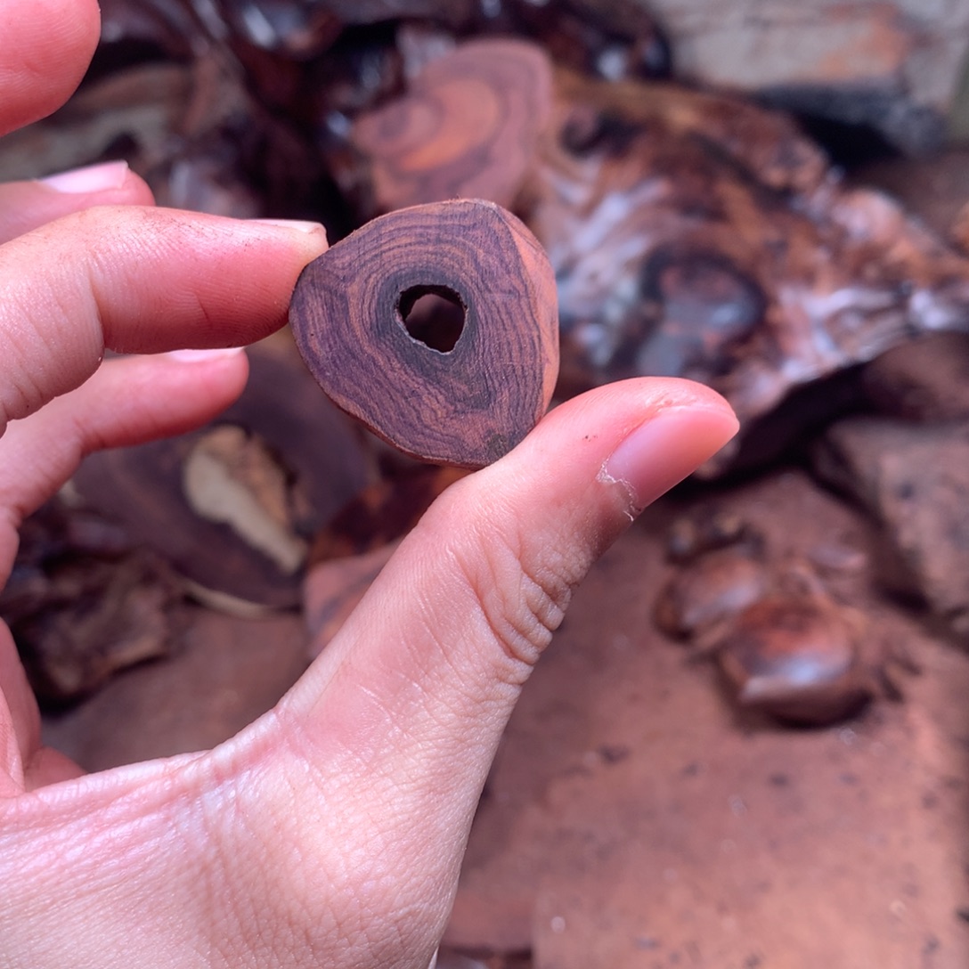 橘***子黄花梨/降香黄檀摆件