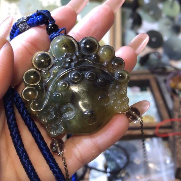 岫玉岫玉挂件未镶嵌