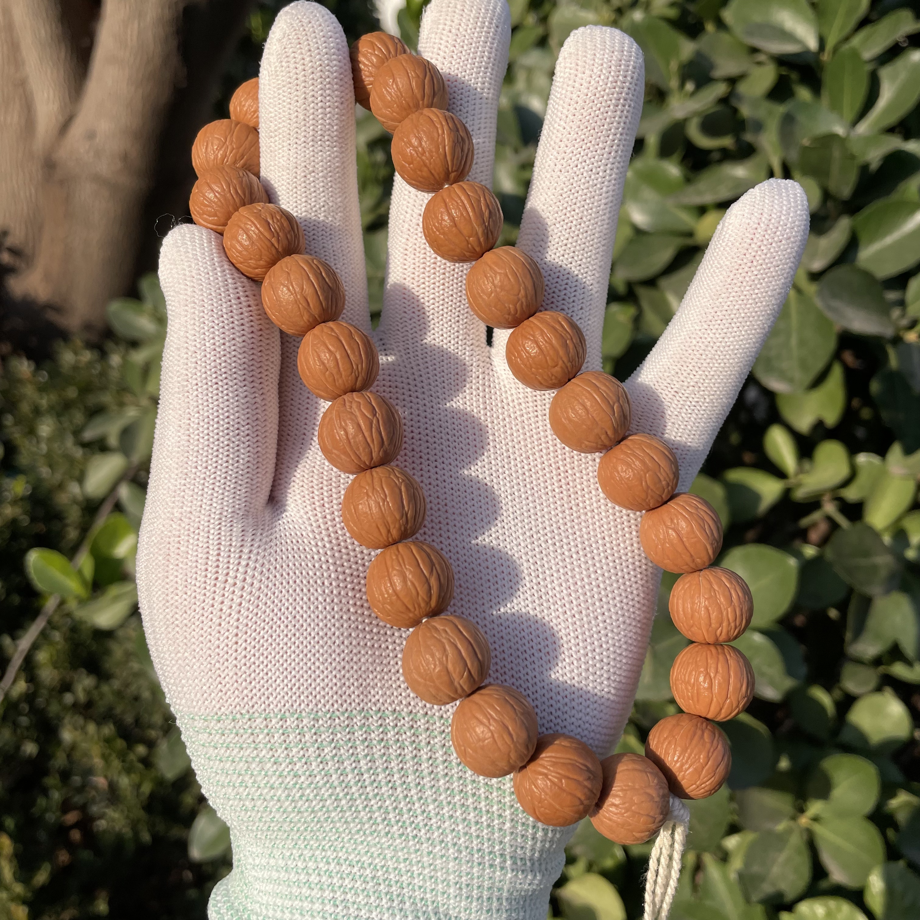 原皮原色聚宝盆猴头手串文玩手串不泡药不做色天然原生态