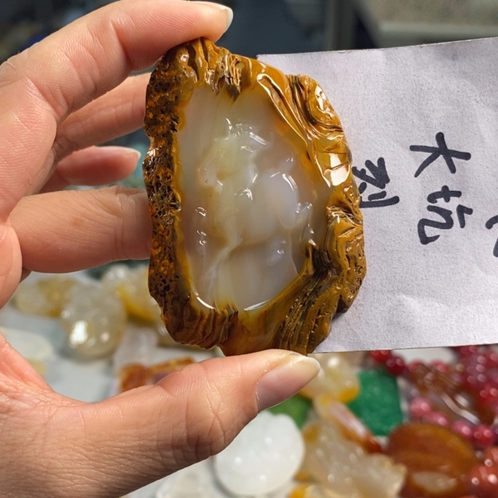 玛瑙/玉髓吊坠(不含链)未镶嵌