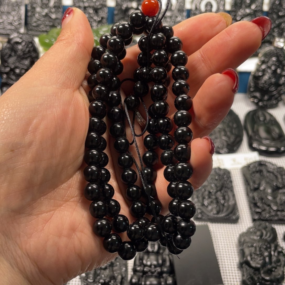 蛇纹石玉未镶嵌珠链用****9