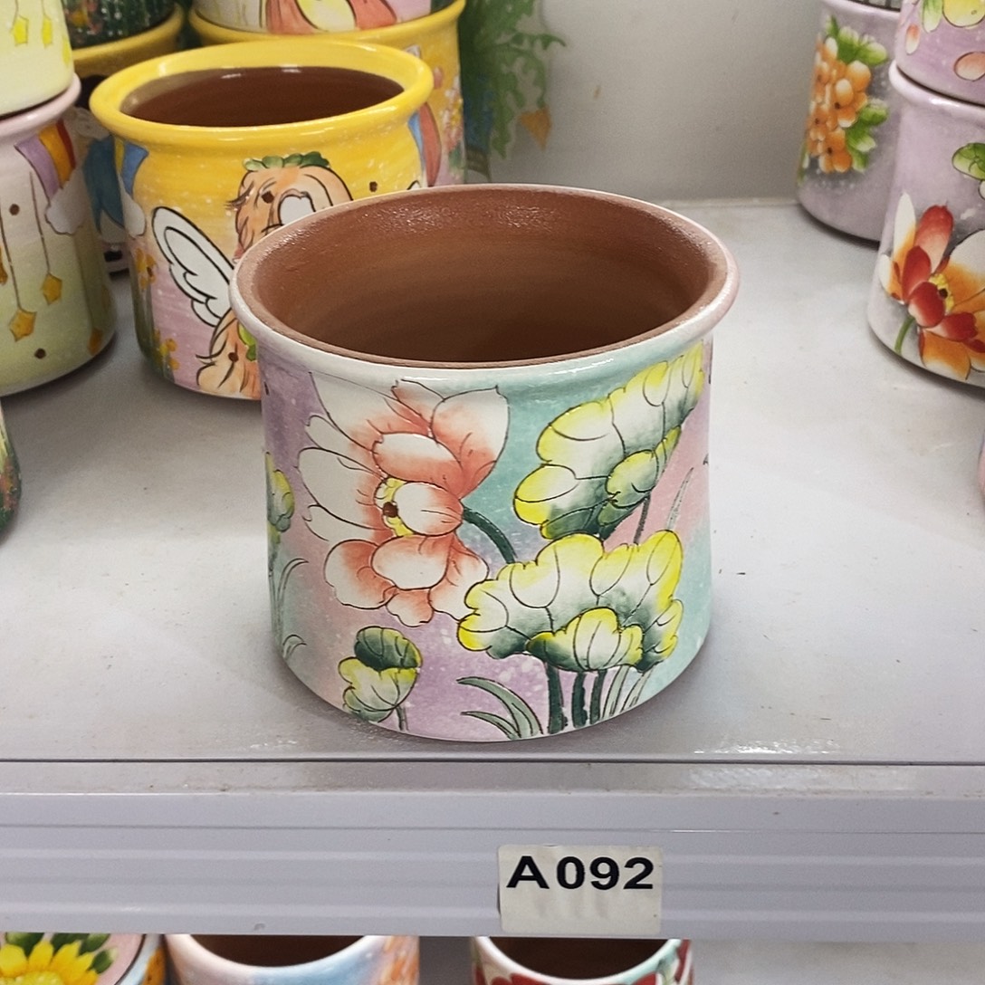 @****紫砂花盆手绘花盆满28包邮