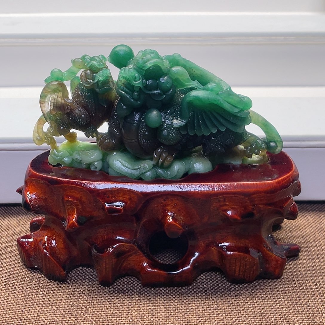 罗***生独山玉未镶嵌手把件