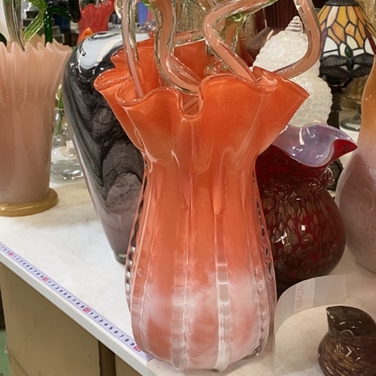 琉璃花瓶高31厘米口径15厘米