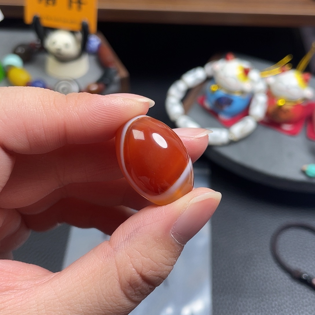 十***保玛瑙/玉髓未镶嵌颈饰
