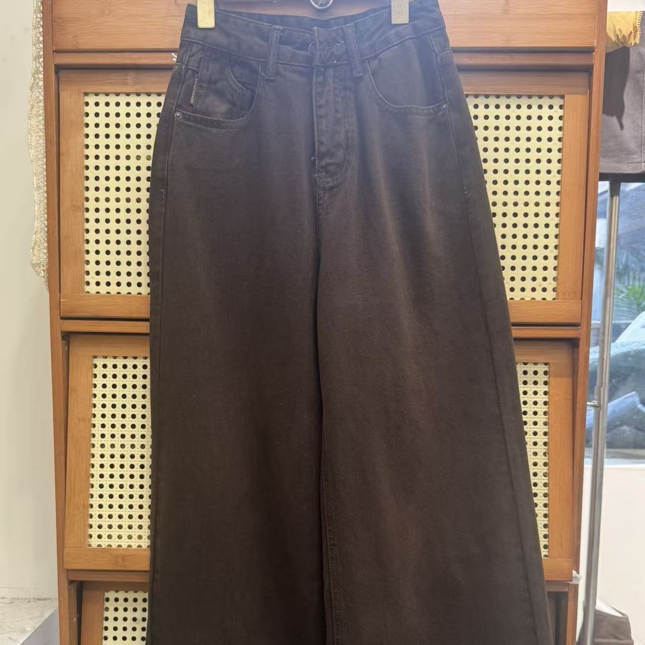 超酷加绒牛仔裤A7709