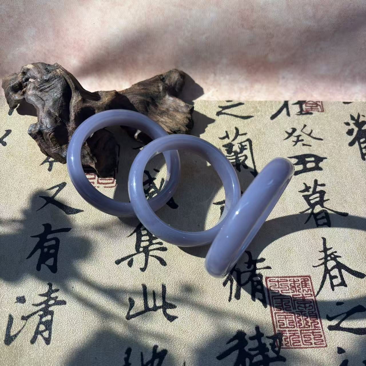 香芋紫浅烟手镯*（多样性发一件）