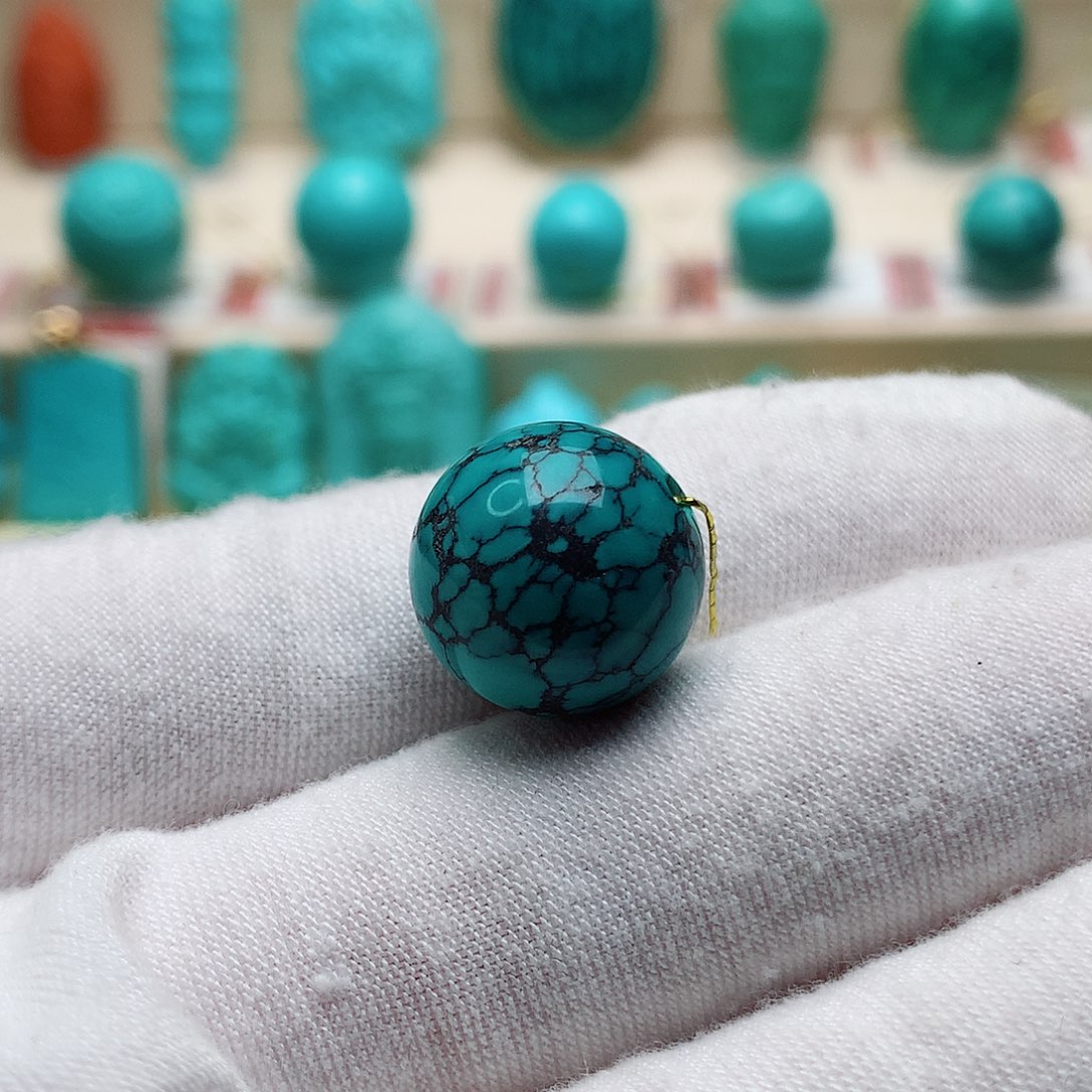 绿松石珠宝半成品未镶嵌