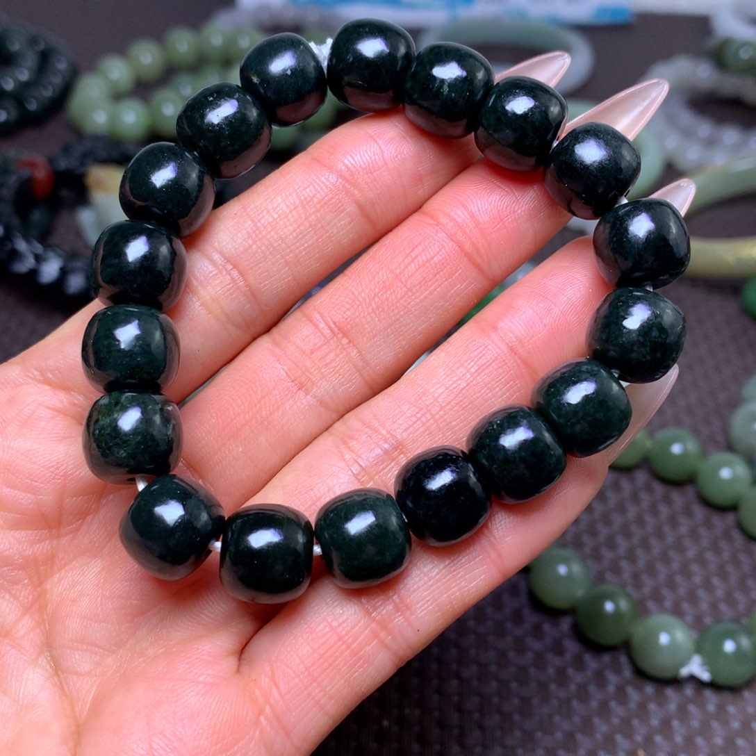 未镶嵌手串和田玉卡12