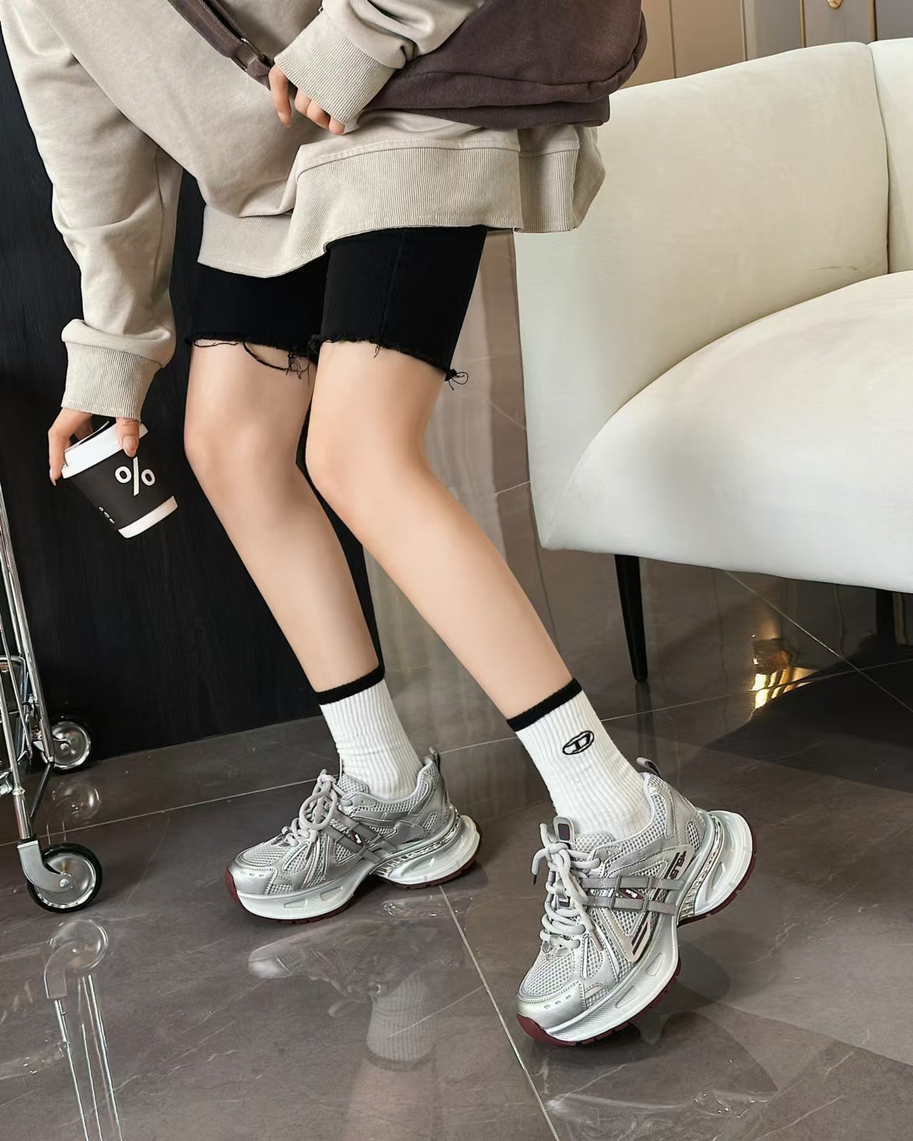 2025春款时尚老爹鞋双网百搭