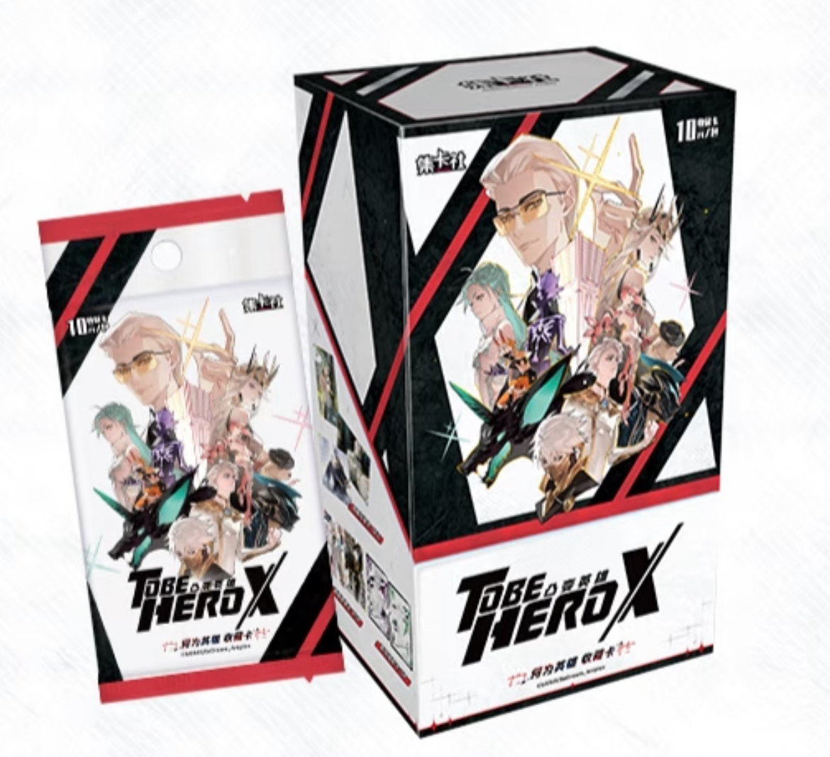 集卡社凸变英雄X动画TOBEHERO X系列何为英雄收藏卡