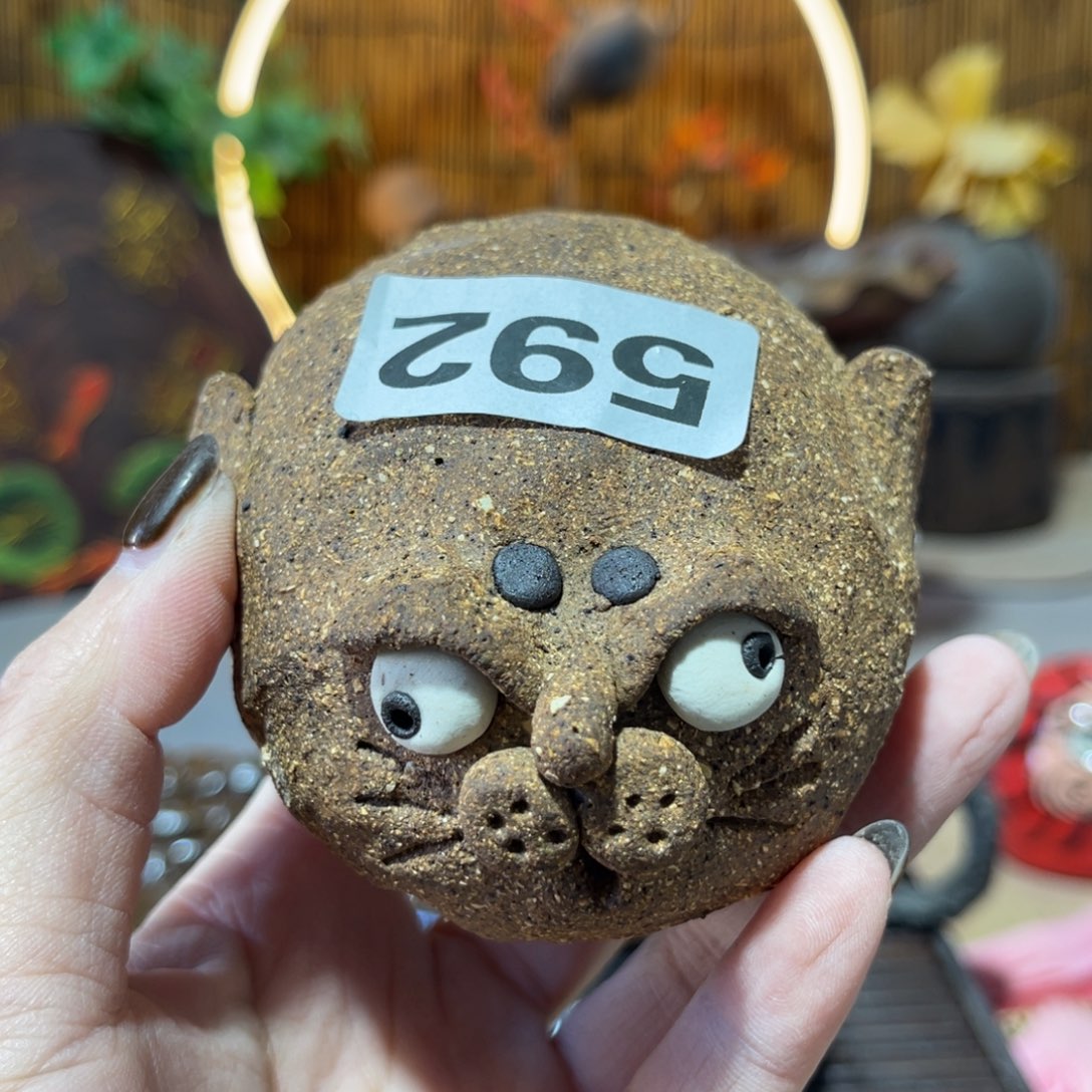 木村信鸿柴烧宝瓶