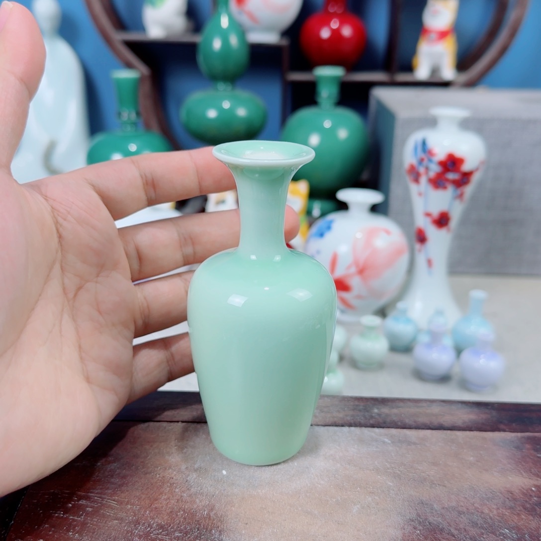 陶瓷手工小花器摆件