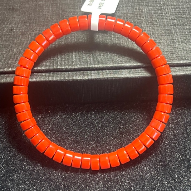 南红直切手串13g-6mm+AH-11-10