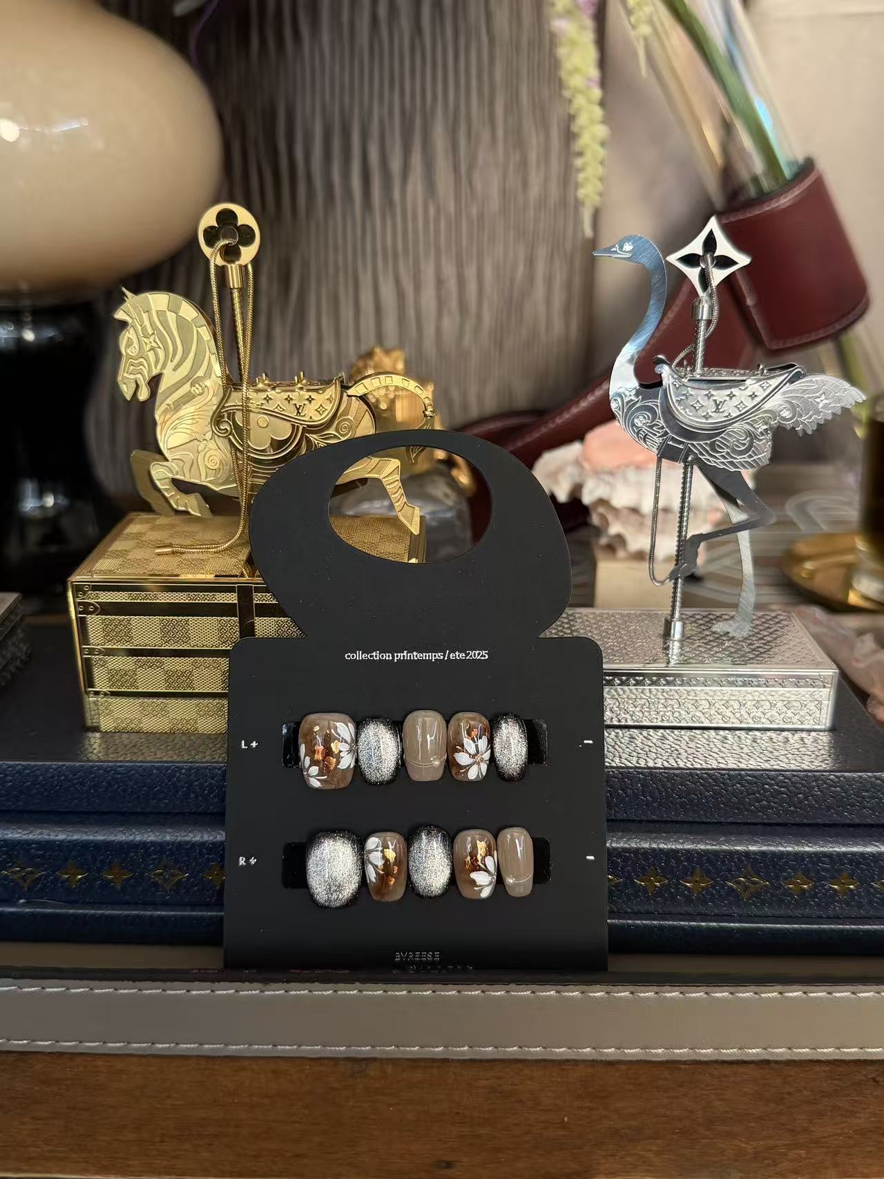 BYREESE | 老钱花墨染 【无售后】手工穿戴甲