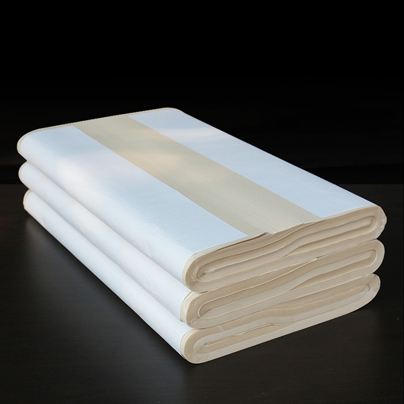 仿古色宣纸半生半熟毛笔字书法练习专用纸生宣国画纸熟宣工笔画用