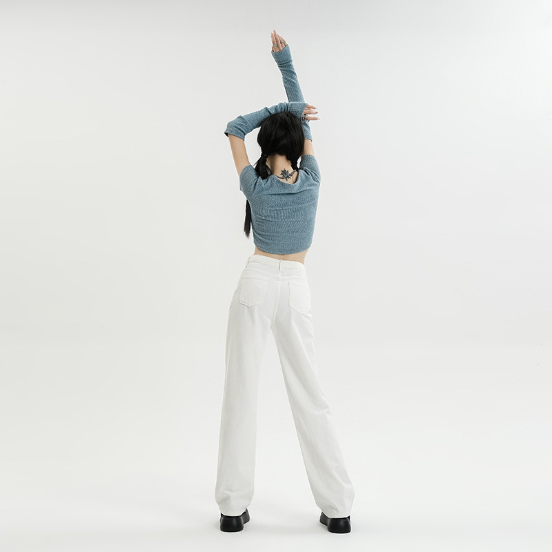 001-200直播清仓高腰显瘦百搭牛仔裤