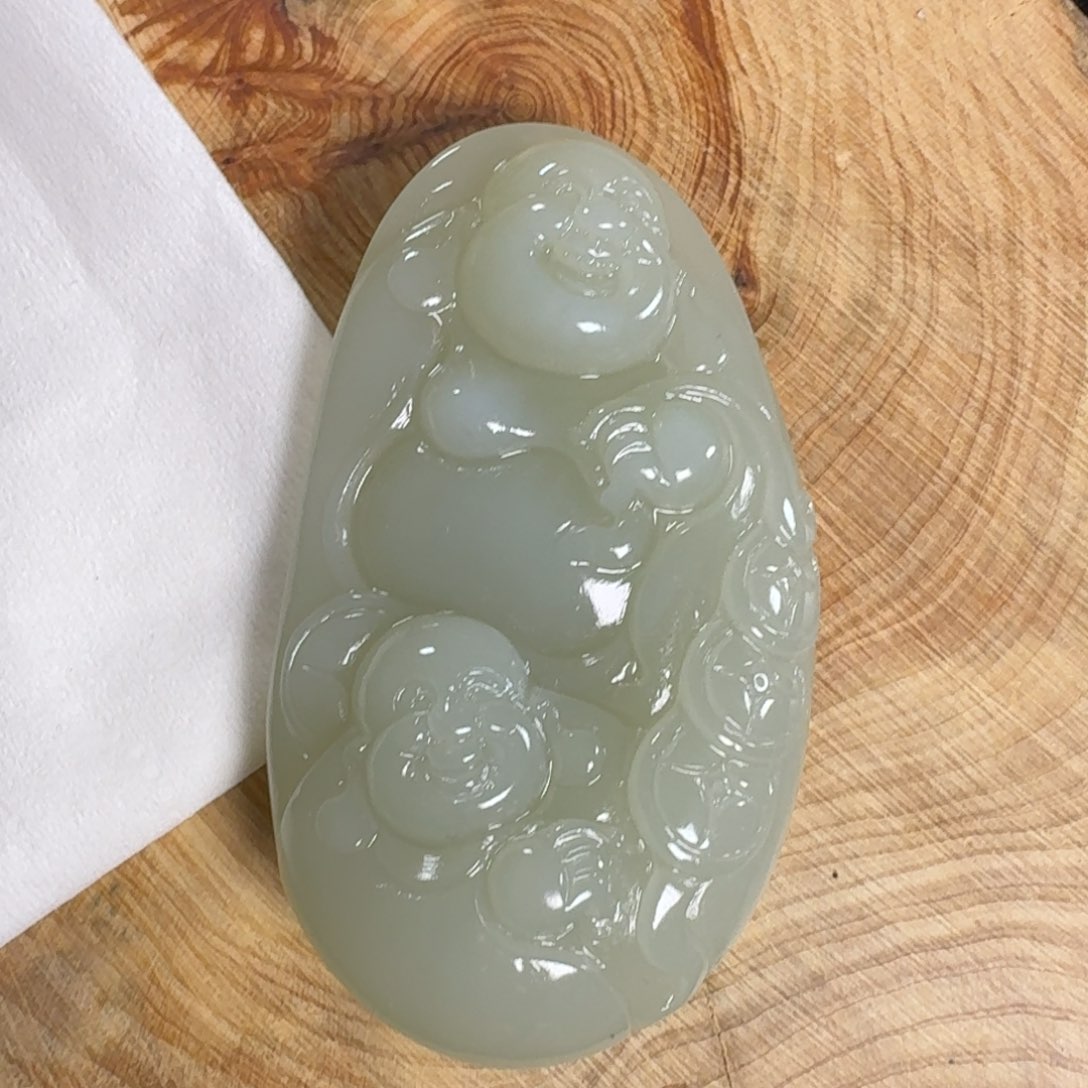 和田玉（糖玉）颈饰未镶嵌