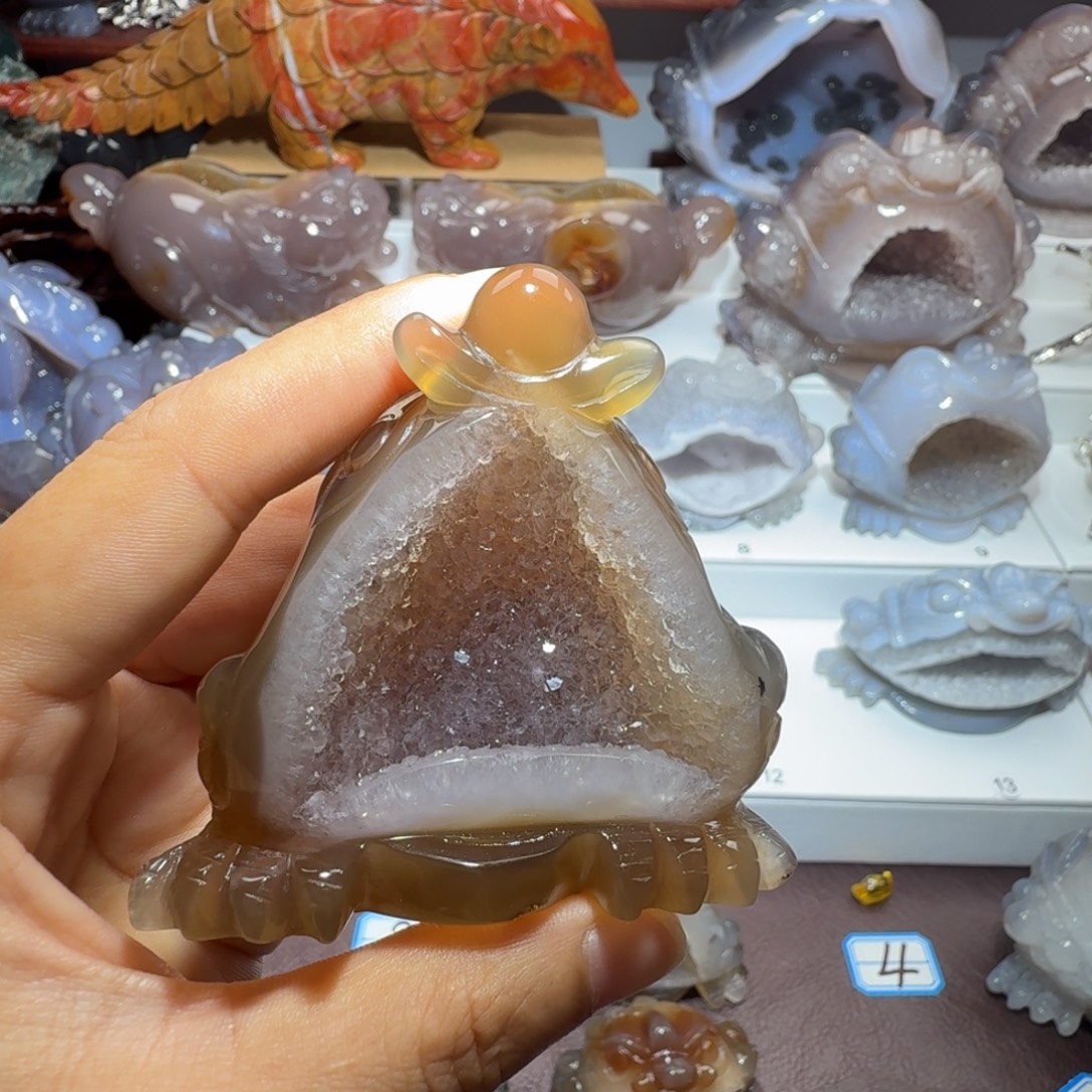 美***端玛瑙/玉髓未镶嵌挂件