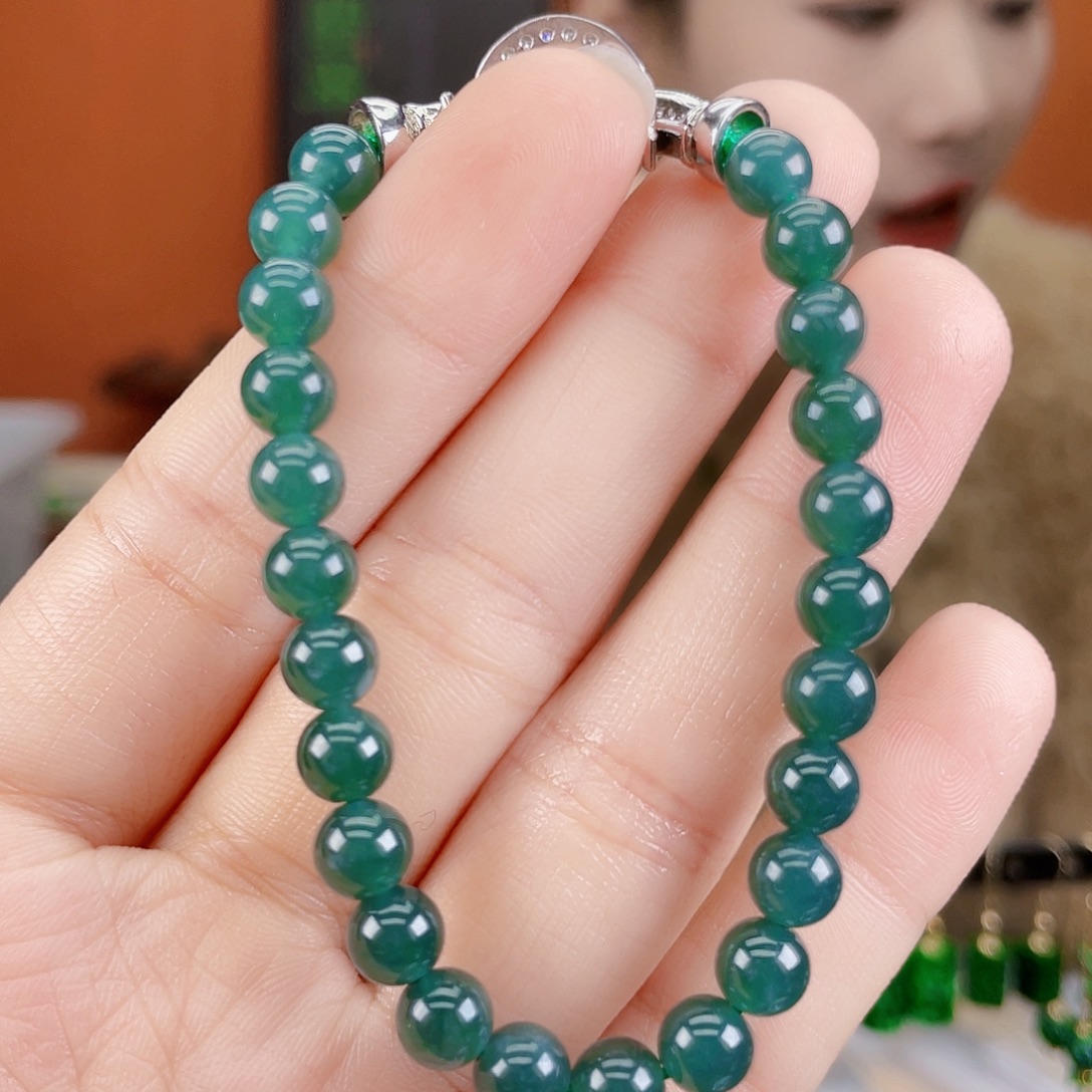 翡翠未镶嵌耳饰饰品