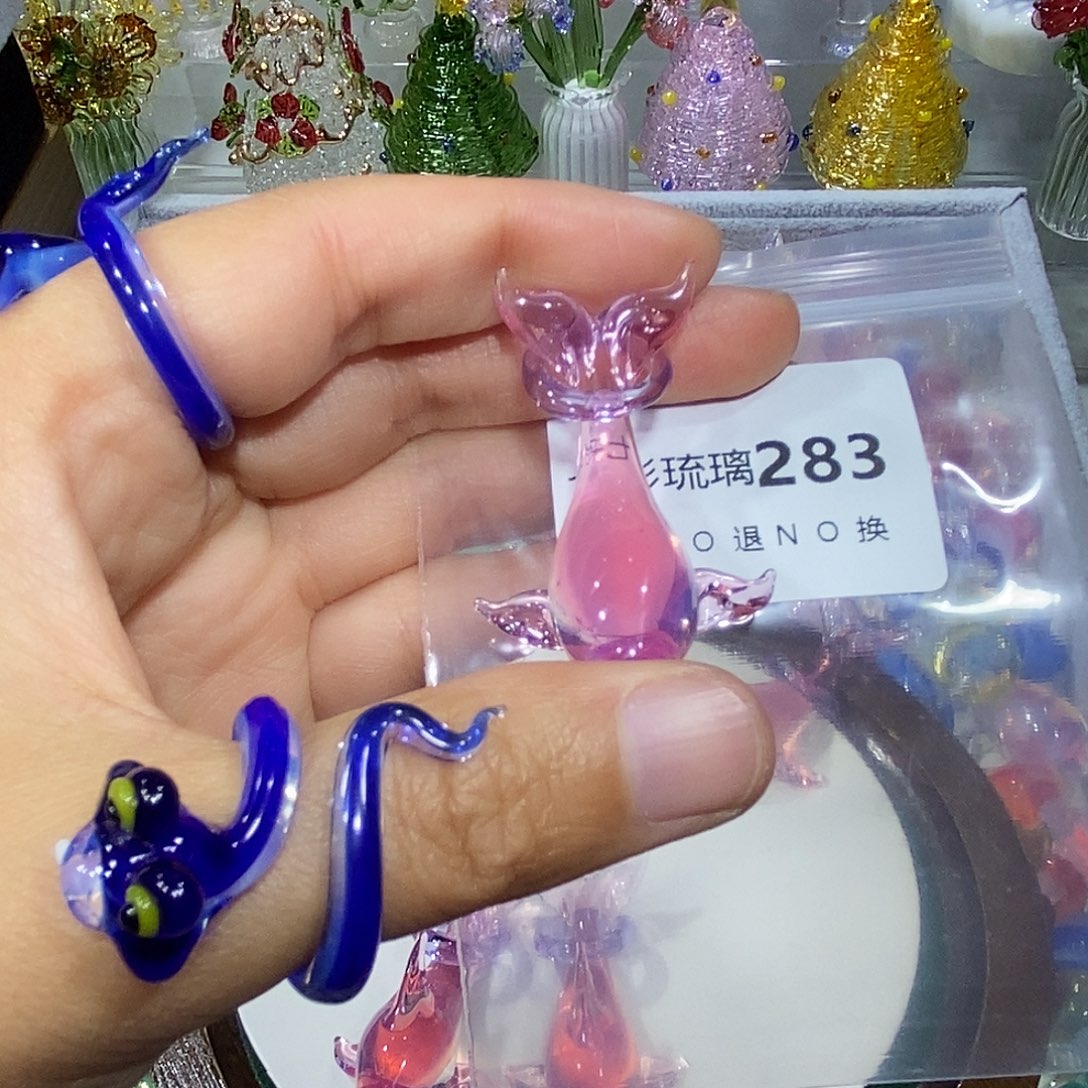 *****颈饰玻璃283鲸鱼一个