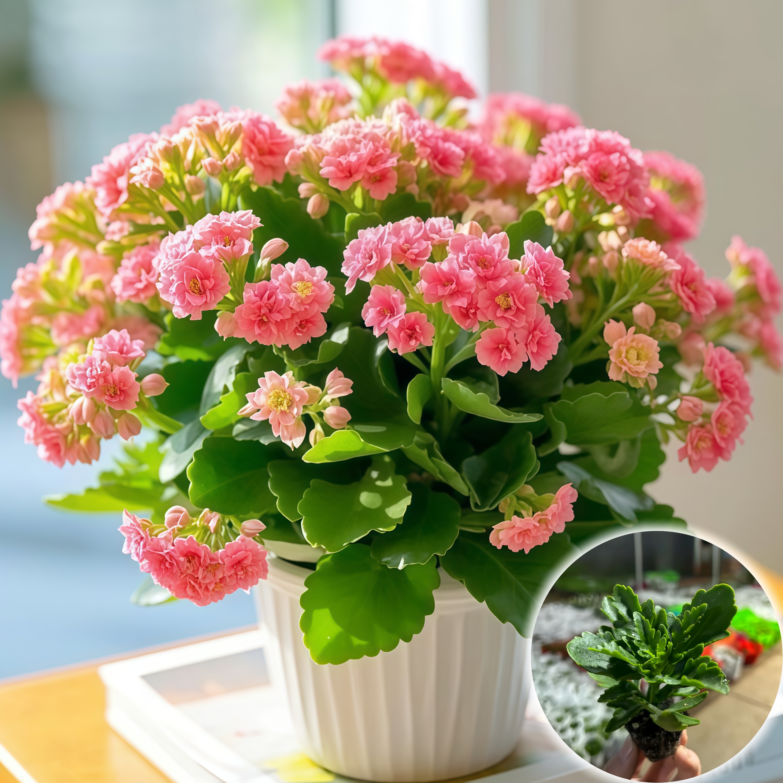 新品【金狐狸】绿植室内重瓣小苗盆栽大全庭院长寿花四季懒人金丝雀