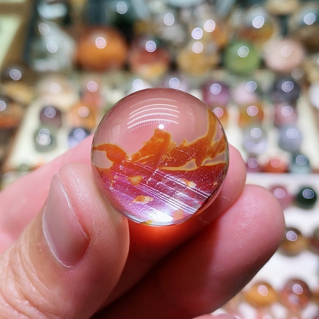 颈饰未镶嵌水晶单珠