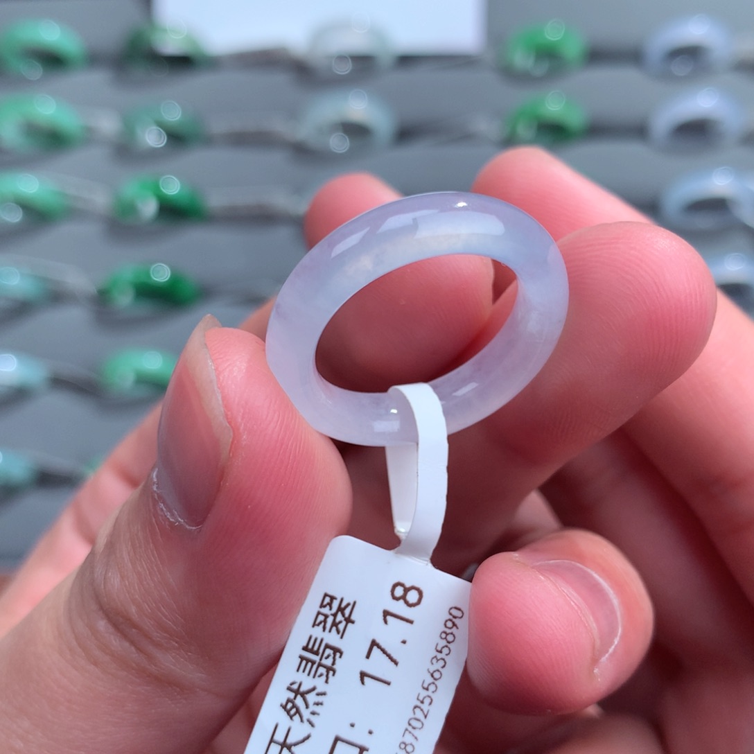 翡翠戒指未镶嵌天然