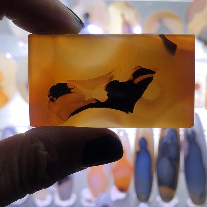 玛瑙/玉髓合金颈饰173