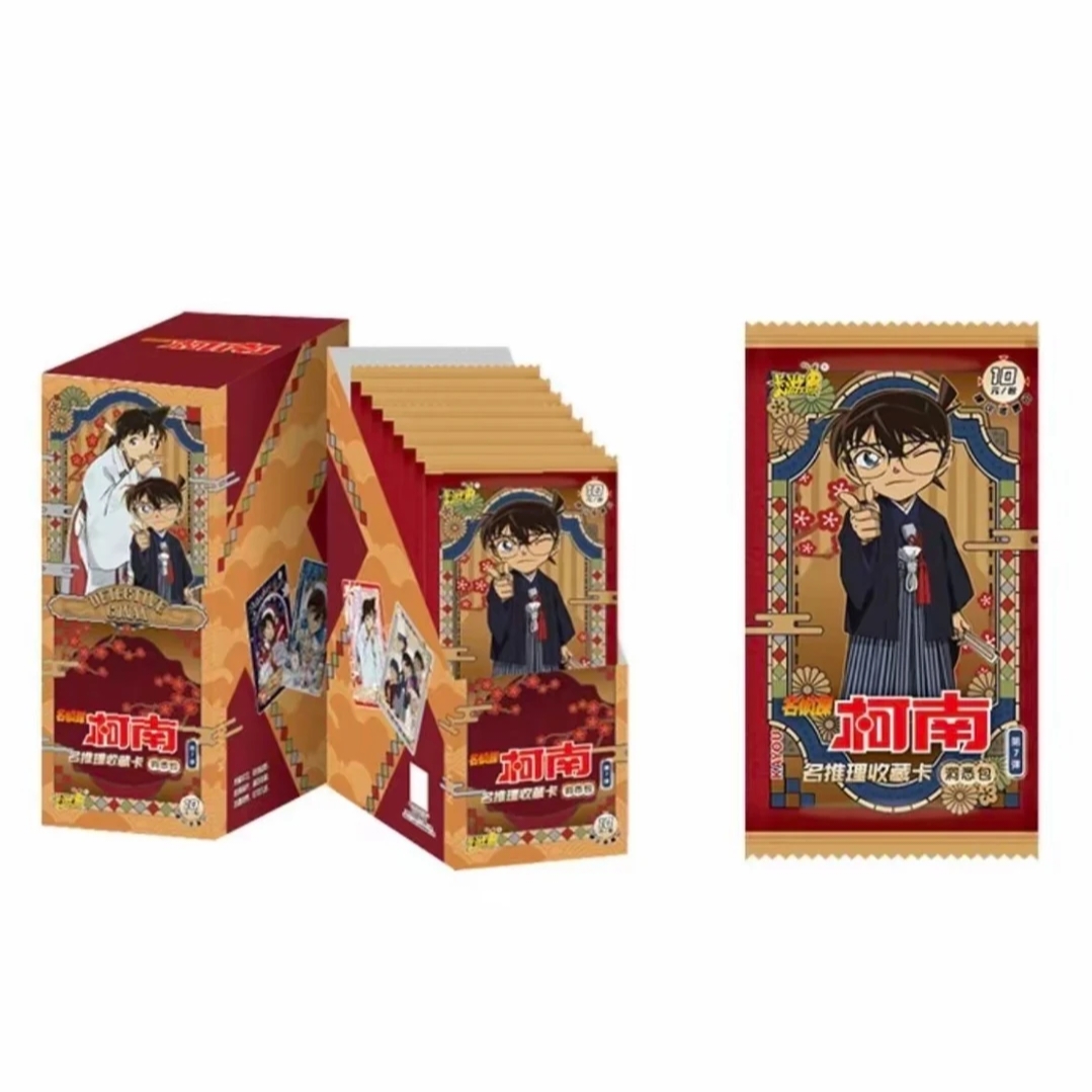 【柯南-抓女神】洞悉7弹 柯南推理收藏圣诞卡-盲盒代拆
