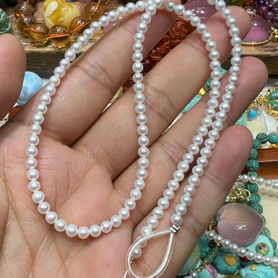 淡水珍珠颈饰未镶嵌好**品珍珠