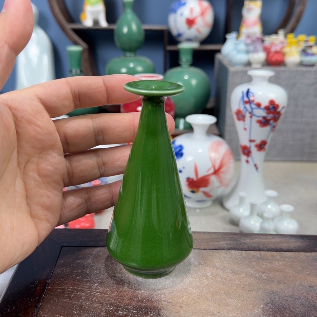 陶瓷手工小花器摆件