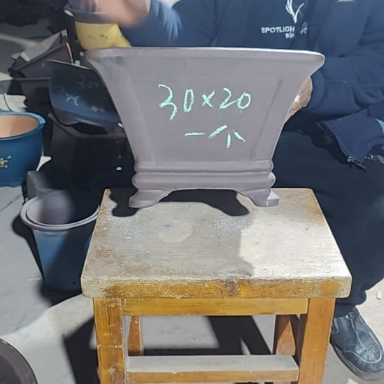 宜兴紫砂花盆清清楚