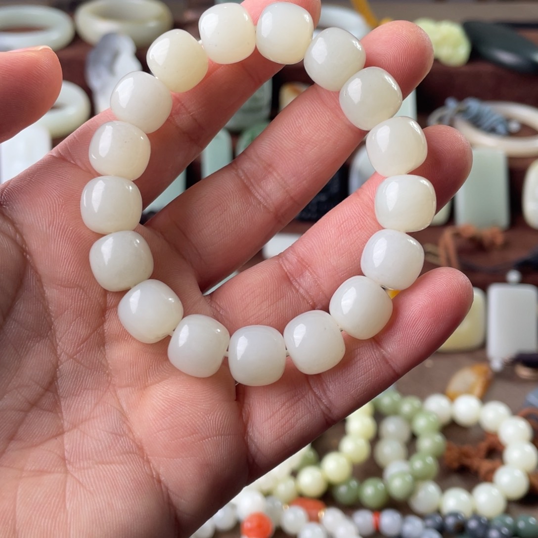 和田玉手链未镶嵌