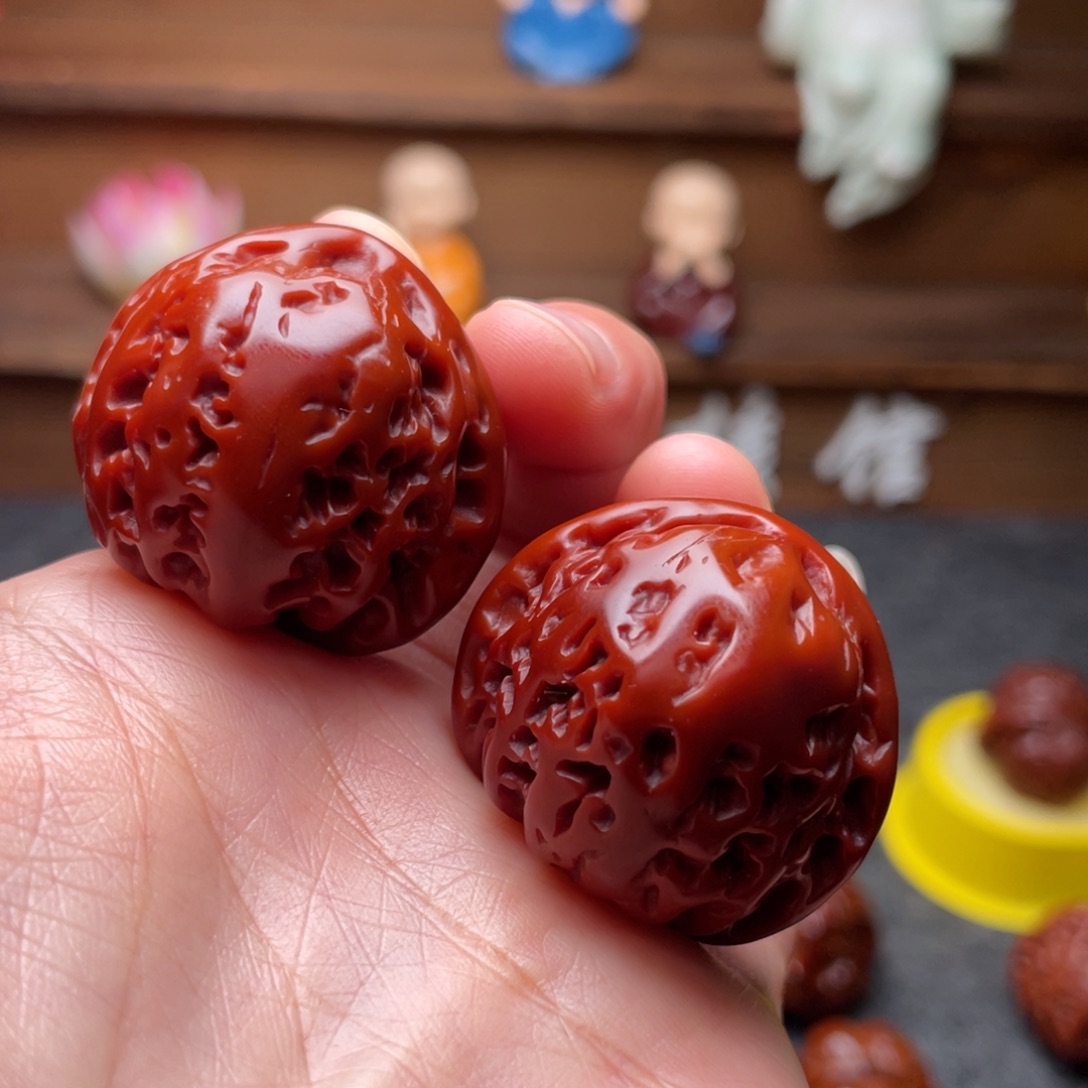 吊坠文玩核桃文玩核桃 手把件 百年 34