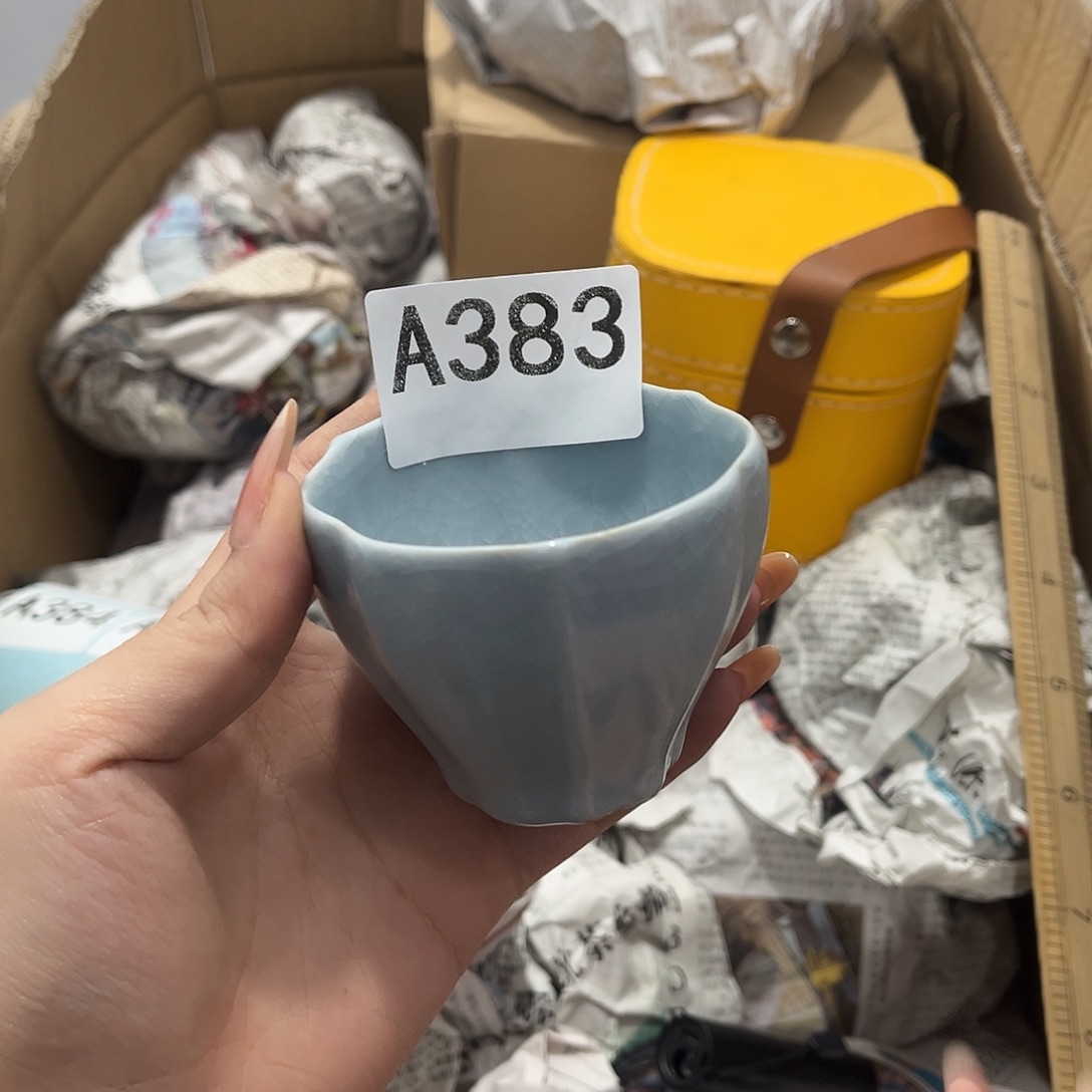 瓷片茶摆件工艺品摆件666