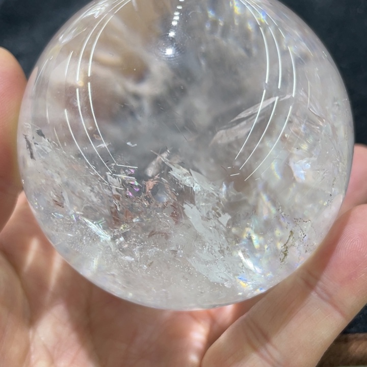 水晶水晶球摆件未镶嵌