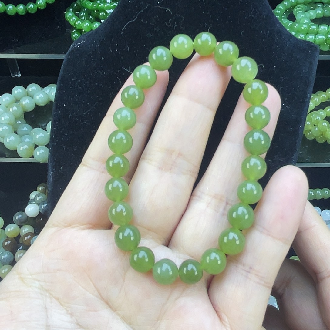 和田玉未镶嵌手链21