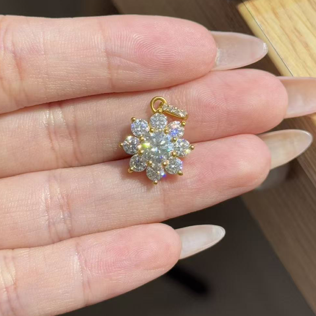 足金精品工艺吊坠