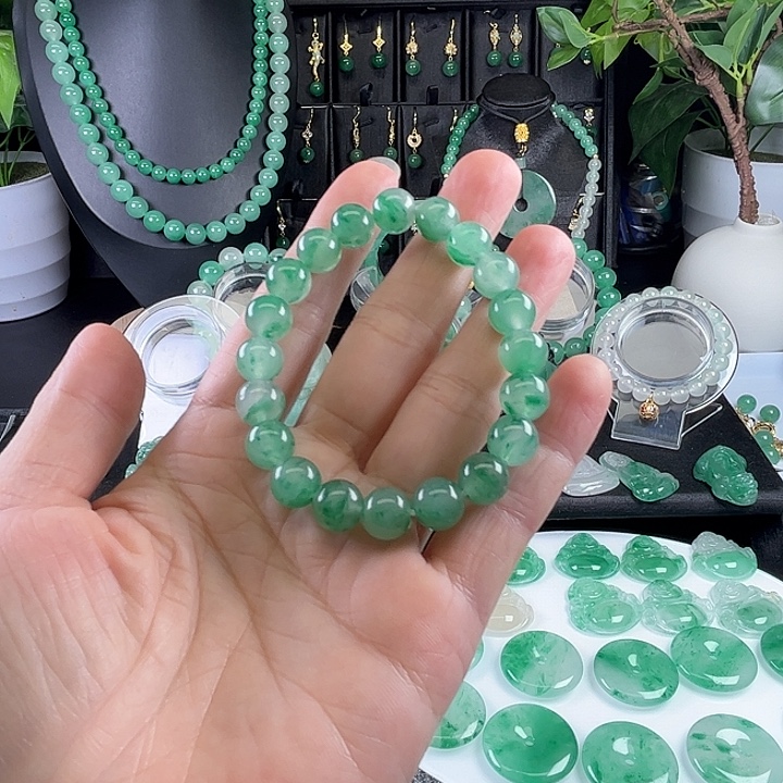 未镶嵌手串石英质玉